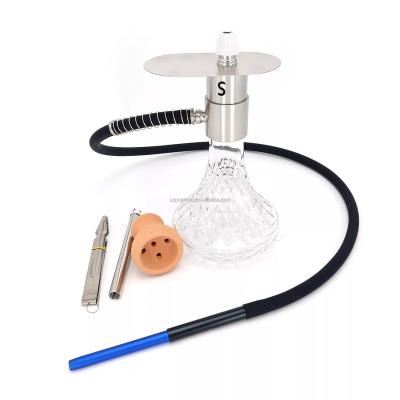 China New Steel Tobacco Pipe Hookah Smoking Pipe Gift Set Hookah Gift Set Hookah OEM Luxury Logo Acceptable for sale