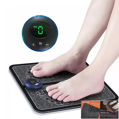 China EMS Foot Massager USB Rechargeable Portable Electric Foot Massager USB Stimulation Blood Circulation Foot Spa Bath Foot Massager for sale