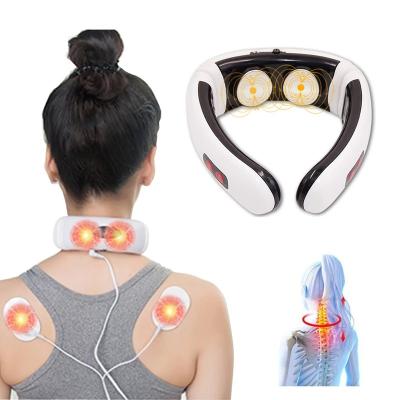 China Relax Electric Shiatsu Massage U Shape Magnetic Shoulder Massager Smart Electric Neck Neck Massager With 6 Modes for sale