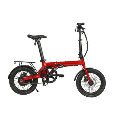 China Aluminum alloy 16 inch ebike city helper electric bike electric folding bike for women for sale