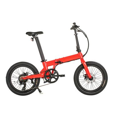 China Aluminum alloy EU produce 20 inch tire fold electric city bicycle adult commuter folding electric bike for sale