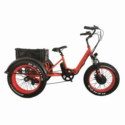 China 500w e cargo tricycle cargo electric bicycle electric tricycles bike 3 wheels for sale