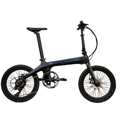 China New style carbon fiber ebike ebike drive 7 speed carbon electric bike folding carbon rear light weight for sale