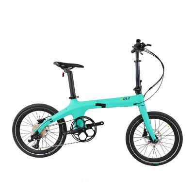 China Carbon Fiber 20 Inch 155cm To 190cm Adult Bike Carbon Fiber Folding Bike Ladies Carbon Fiber Bike City Bike for sale