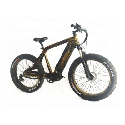 China Aluminum Alloy Classic Mid Tire Fat Tire Electric Bike ebike 1000W Dirt Drive Fat Bike for sale