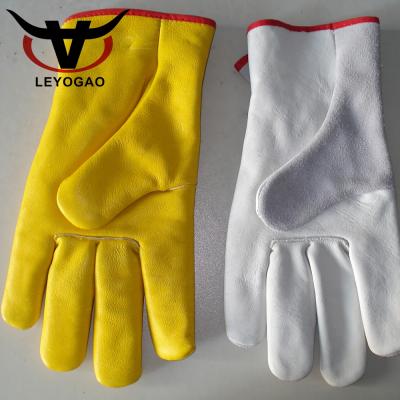 China Cheap Full Palm Fashion Driver Protection Work Matte Coating Leather Gloves For Car for sale