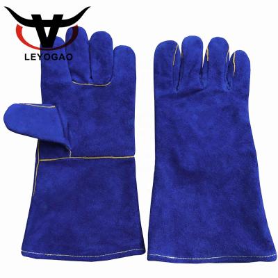 China Wholesale Palm Available High Temperature Full Oil Resistant Safeguard Welding Gloves for sale