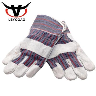 China Wholesale Customized Patch Palm Patch Palm Safety Anti-Static Leather Gloves for sale