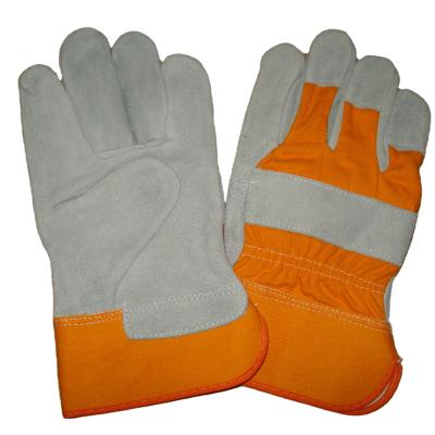 China Comfortable Popular Design Whip Full Leather Garden Working Gloves Men for sale