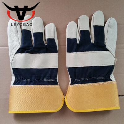 China Lumberjack Construction Full Palm Insulated Pig Grain Leather Work Gloves for sale