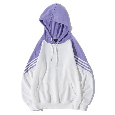 China Popular Anti-wrinkle Products Stripped Hoodie Design Cotton Running Hoodies Unisex for sale