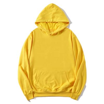 China Wholesale custom made white pullover 100% cotton Anti-wrinkle logo Hoodie Plain Plain Sports Hoodie men for sale