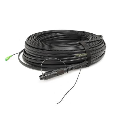 China Pre Connectorized FTTH Optitap Drop Cable Rugged Optitap Fiber Connector With SST Drop Cable for sale