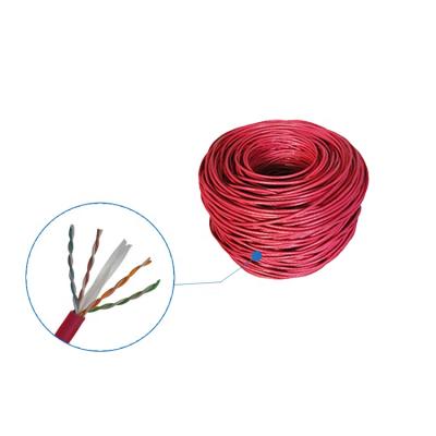 China Ethernet Cat 6 Cable Bare Copper Lan 23AWG Lan Cable Cat 6 305M 1000Ft Cat6 Lan Cable for sale