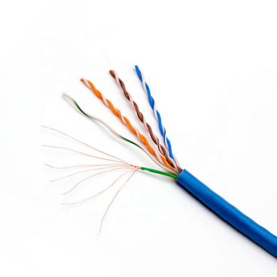 China Factory Price Lan Cable Cat 5e 24AWG UTP Ethernet Cable Bare Copper LAN for sale