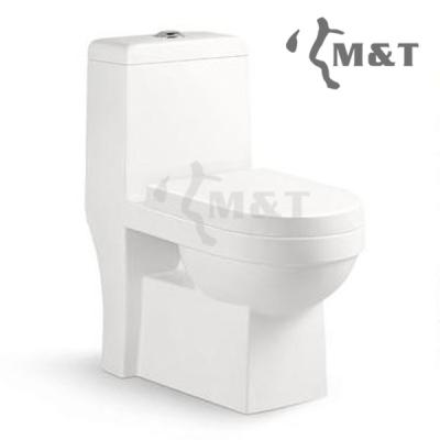 China Double-flush WC handicap strap 300/400 rounghing-in toilet in 395 mm height for sale