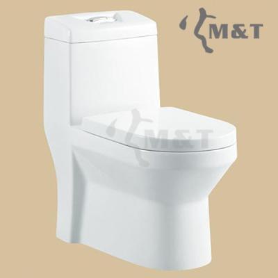 China Double-flush Guangzhou Manufacturer Bathroom Ceramic Washdown One Piece WC Toilet for sale