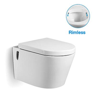 China Hidden Ceramic Cistern Wall Hung Toilet Good Price for sale