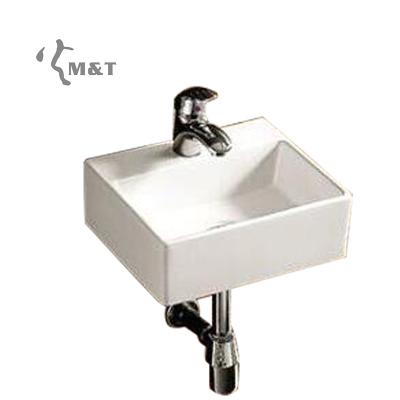 China Small And Simple Factory Produce Small Wall Outdoor WC Basin Ceramic Sink WC for sale