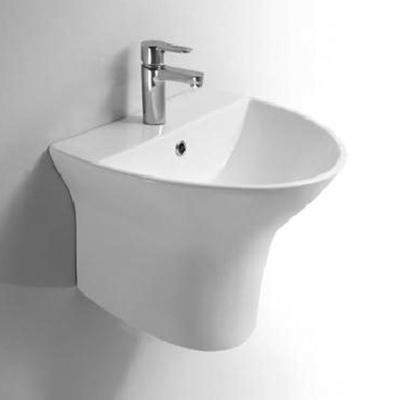 China Modern bathroom wall hung washbasin made in Chaozhou for sale