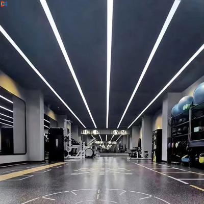 China Billiard Room Office Supermarket Customized 4ft 4ft Shop Lighting Fixture Lights 8ft Linkable Commercial Linear Led Pendant Lamp For Malls Supermarkets for sale