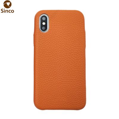 China OEM Full Grain Leather Phone Case Back Cover Shockproof Leather Cell Phone Case For iphone 11 pro max for sale