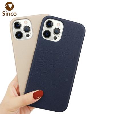 China New Brand OEM ODM Anti-fall Luxury Leather Cell Phone Case Custom Back Cover For iPhone 12 Pro Max for sale