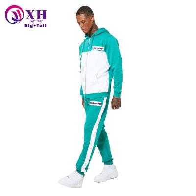 China Men's College Embroidery Color Logo Thermal High Quality Block Tracksuits Custom Technology Mowing Loungewear Plus Size Tracksuit For Men for sale