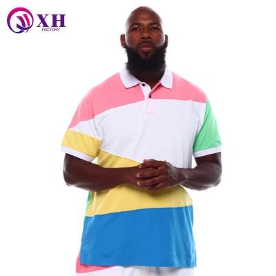 China Viable Wholesale Polyester Golf Casual Golf Shirts 100 Tops Customized Plus Size Mens Polo Shirts With Embroidery for sale