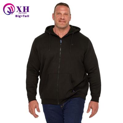 China High Quality 100% Cotton Men's Sweatshirts Custom Logo Anti Shrink Basics Loose Full Zipper Oversized Hoodies Men's Unisex Hoodies for sale