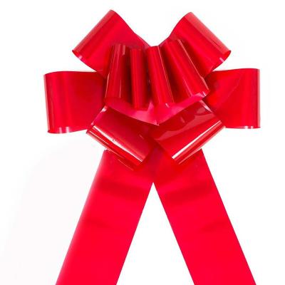 China Metallic ribbon bow 30inch for car decoration bow gift big for car exterior applicable bow for sale