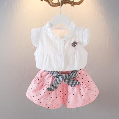 China Baby Casual Clothes Set Cute Adorable Baby Girl Clothing Set 3month Modern for sale