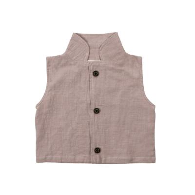 China Summer Thin Cotton Anti-pilling Sleeveless Tops Boys And Girls Children Clothing Baby Vests for sale