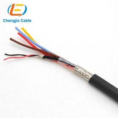 China With force and bending and twisting performance 4 axis SCARA robot cable 4x1.5+1Px0.3mm2 ultra-high six-axis robot body cable protected the wire of the case of robot for sale