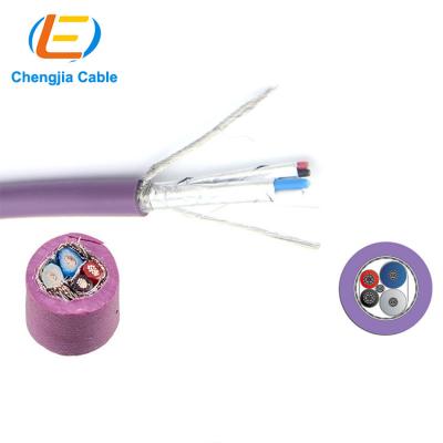 China Industrial Cable CANopen/DeviceNet Bus Cable PVC Thick Sheath Fixed Siemens PROFIBUS Cable for sale