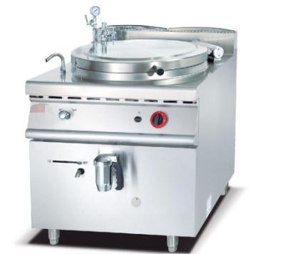 Κίνα 800×900×850 70 Gas Restaurant Cooking Equipment For Quick Service Restaurants Gas Indirect Jacket Boilling Pan προς πώληση