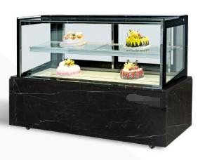 Cina Square Glass Base Industrial Refrigeration Unit Industrial Refrigeration Equipment With 2 Shelves in vendita