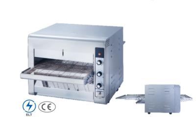 China 220-240V Silver Stainless Steel Pizza Oven 50-400℃ Temp Conveyor Pizza Oven for sale