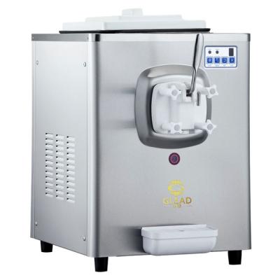 Китай 1.6L Freezing Tank Soft Ice Cream Machine with 5L Hopper 220-240V Voltage 100-150 Cups per Hour продается