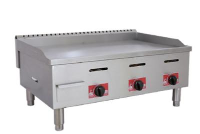 China Stainless Steel Gas Griddle For Cooking Various Foods At 2800Pa Pressure for sale