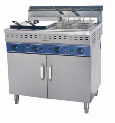 Κίνα Stainless Steel Electric Fryer with 220-240V Voltage for Frying Food at 0.C~300.C προς πώληση