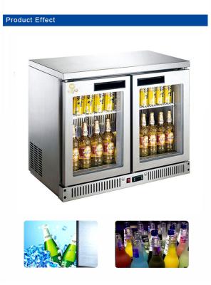 China Commercial Hotel Bar Air cooled Refrigerator with Fan Cooling for Hotels and Restaurants - 180L Capacity for sale