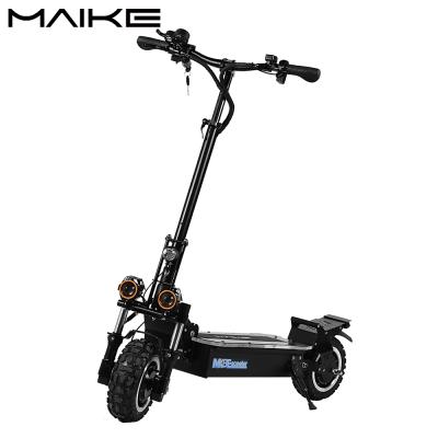 China Maike MK8 Unisex Adult Off Road 5000W Motor 2500W*2 Dual Terrain Foldable Electric Scooter for sale