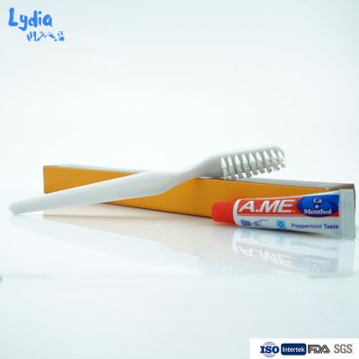 China Disposable disposable toothbrush and toothpaste in one for sale