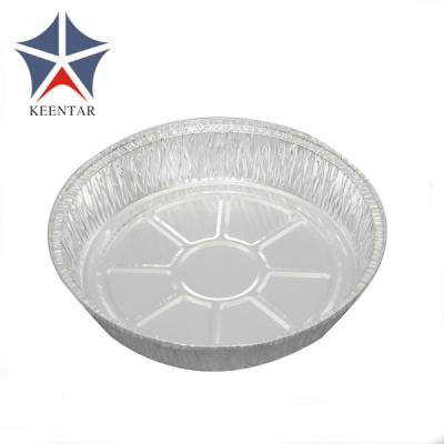 China Eco - Friendly 720ml Disposable Round Aluminum Foil Baking Pizza Pan 14 Inch for sale