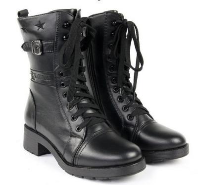 China Hot sale leather women fashion boots for sale