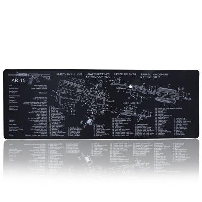 China Durable Popular Big Size Tactical AR15 Gun Cleaning Mat For Tactical for sale