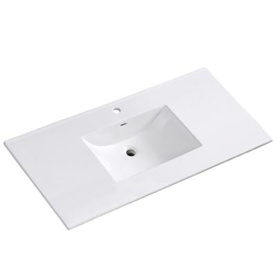 China Modern Modern Bathroom Sink Ware Vanity Basin And Hotel Cabinet Sink Basin Stylish Bathroom Sanitary Basin for sale