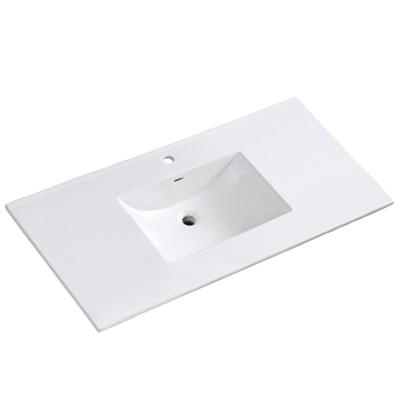 China Modern Foshan 560MM cUPC Bathroom Countertop Approved Sink Ceramic Basin Cabinet Basin for sale