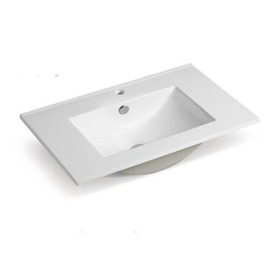 China China Manufacturer Modern Lavatory Slim Thin Edge Vanity Bathroom Cabinet Wash Basin for sale